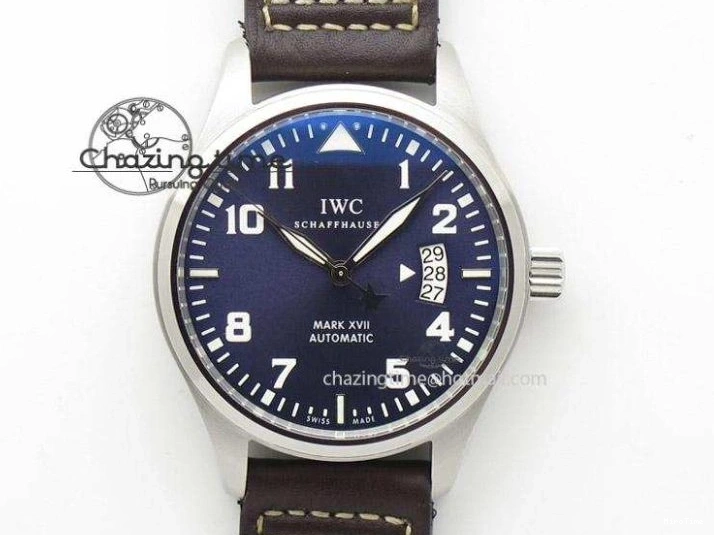 MIROTIME 0509 Pilot Chrono IW377726 ZF 1:1 Best Edition Green Dial on Brown Leather Strap A Trendsetting 7125